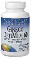 Ginkgo OptiMem 60&trade; bottleshot