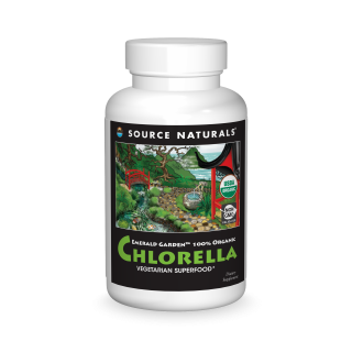 Emerald Garden&trade; 100% Organic Chlorella bottleshot